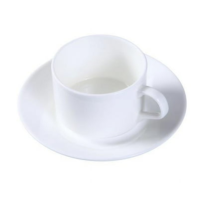 Yanco LD-002 5.5 in. Dia. Porcelain Saucer for LD-001 Bone White - Pack of 36