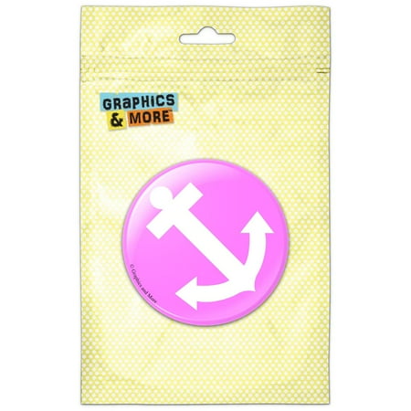 Anchor Boat Sailing Pink Refrigerator Button Magnet
