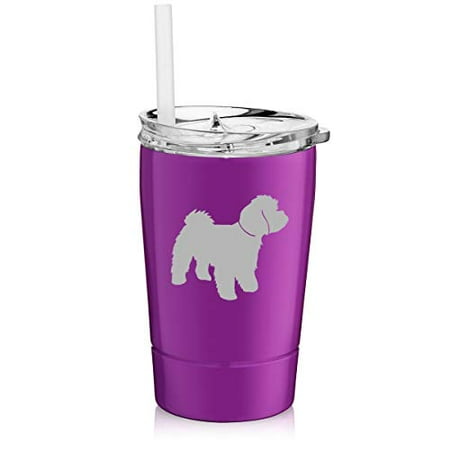 12 oz Tumbler Double Wall Stainless Steel Vacuum Insulated Coffee Travel Mug With Straw Maltipoo (Purple)
12 oz Tumbler Double Wall Stainless Steel Vacuum Insulated Coffee Travel Mug With Straw Maltipoo (Purple)