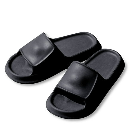 MRULIC slippers for men Men Women Quick-drying Thickened Wedge Couple Family Home Indoor Slippers Shoes mens slippers Black + 44
MRULIC slippers for men Men Women Quick-drying Thickened Wedge Couple Family Home Indoor Slippers Shoes mens slippers Black + 44