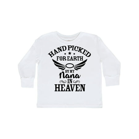 Inktastic Handpicked for Earth By My Nana in Heaven with Angel Wings Gift Toddler Boy or Toddler Girl Long Sleeve T-Shirt
Inktastic Handpicked for Earth By My Nana in Heaven with Angel Wings Gift Toddler Boy or Toddler Girl Long Sleeve T-Shirt