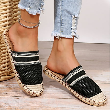 VerPetridure Sandals for Women Dressy Summer Woven Fisherman s Women s Shoes Baotou Half Slippers Net Cloth Lazy Shoes
VerPetridure Sandals for Women Dressy Summer Woven Fisherman s Women s Shoes Baotou Half Slippers Net Cloth Lazy Shoes