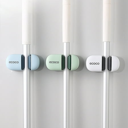 Hesroicy 1 Set Wall-mounted Broom Holder with Self-Adhesive and Punch-Free Installation for Bathroom Mop and Broom Organization at Home
Hesroicy 1 Set Wall-mounted Broom Holder with Self-Adhesive and Punch-Free Installation for Bathroom Mop and Broom Organization at Home