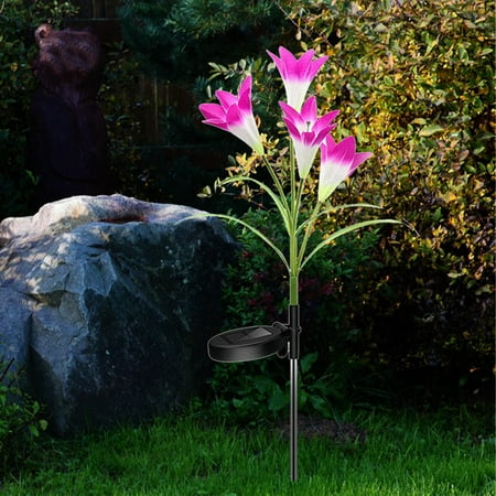TUOBARR Solar Lights Outdoor Garden Pile Lantern LED Lilys Solar Lights For Yard Garden Yard Decoration (Outdoor Solar Lights Pack Of 3)
TUOBARR Solar Lights Outdoor Garden Pile Lantern LED Lilys Solar Lights For Yard Garden Yard Decoration (Outdoor Solar Lights Pack Of 3)