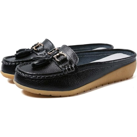 Women s Leather Slip-On Loafers Fashion Breathable Lightweight Non-Slip Casual Slippers
Women s Leather Slip-On Loafers Fashion Breathable Lightweight Non-Slip Casual Slippers