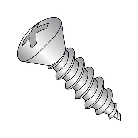 18-8 Stainless Steel Sheet Metal Screw Plain Finish 82 degrees Oval Head Phillips Drive Type AB #6-20 Thread Size 3/8 Length (Pack of 100)
18-8 Stainless Steel Sheet Metal Screw Plain Finish 82 degrees Oval Head Phillips Drive Type AB #6-20 Thread Size 3/8 Length (Pack of 100)