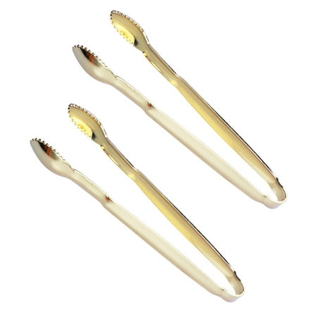 2pcs Gold Plated Mini Serving Tongs Sugar Cube Tongs Premium Stainless Steel Mini Ice Tong Perfect for Tea Party Coffee Bar Home Supplies
2pcs Gold Plated Mini Serving Tongs Sugar Cube Tongs Premium Stainless Steel Mini Ice Tong Perfect for Tea Party Coffee Bar Home Supplies