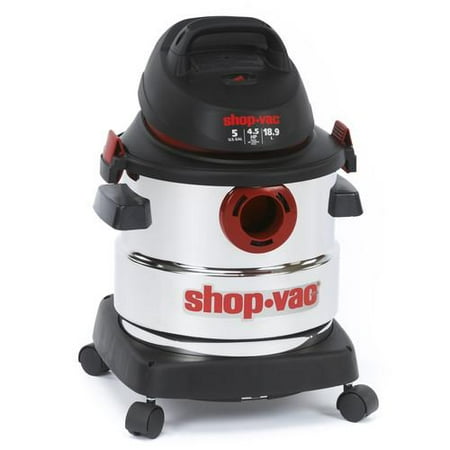 Shop-Vac 5986000 5 Gallon 4.5 Peak HP Stainless Steel Wet\/Dry Vacuum