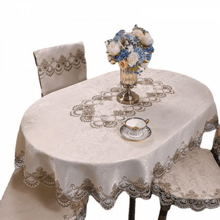 Tablecloth Lace Tablecloth for Oval Tables Vintage Style Wedding Table Cloths for Reception Baby Shower Birthday Party Formal Dining Dinner Parties(68inches)
Tablecloth Lace Tablecloth for Oval Tables Vintage Style Wedding Table Cloths for Reception Baby Shower Birthday Party Formal Dining Dinner Parties(68inches)