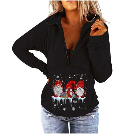 jsaierl Half Zip Pullover Long Sleeve Shirts Christmas Gnomes Graphic Tops Workout Casual Fall Blouse Tee for Teen Girls
jsaierl Half Zip Pullover Long Sleeve Shirts Christmas Gnomes Graphic Tops Workout Casual Fall Blouse Tee for Teen Girls
