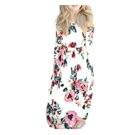 DNDKILG Infant Baby Toddler Child Children Kids Dress for Girls Floral Fall Winter Dresses Long Sleeve Sundress White 2Y-8Y
DNDKILG Infant Baby Toddler Child Children Kids Dress for Girls Floral Fall Winter Dresses Long Sleeve Sundress White 2Y-8Y