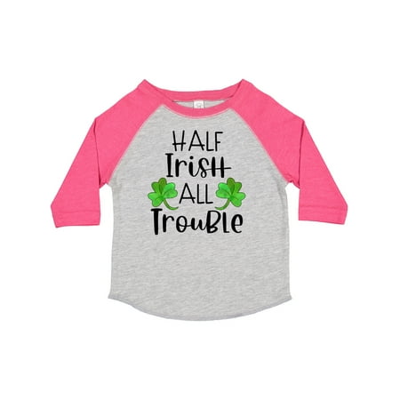 Inktastic Half Irish All Trouble with Green Clovers Gift Toddler Boy or Toddler Girl T-Shirt
Inktastic Half Irish All Trouble with Green Clovers Gift Toddler Boy or Toddler Girl T-Shirt