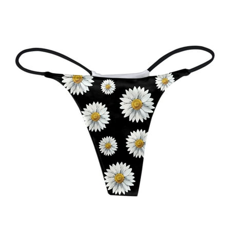 〖Roliyen〗Thongs For Women Floral Print Panties Underpants Comfort Low Rise Soft G String T Back Panties
〖Roliyen〗Thongs For Women Floral Print Panties Underpants Comfort Low Rise Soft G String T Back Panties