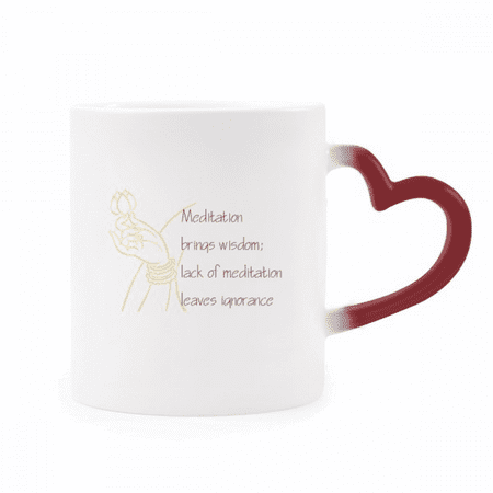 Meditation Brings Wise Blessing Quote Heat Sensitive Mug Red Color Changing Stoneware Cup
Meditation Brings Wise Blessing Quote Heat Sensitive Mug Red Color Changing Stoneware Cup