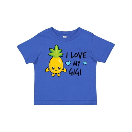 Inktastic I Love My Gigi with Pineapple Gift Toddler Boy Girl T-Shirt
