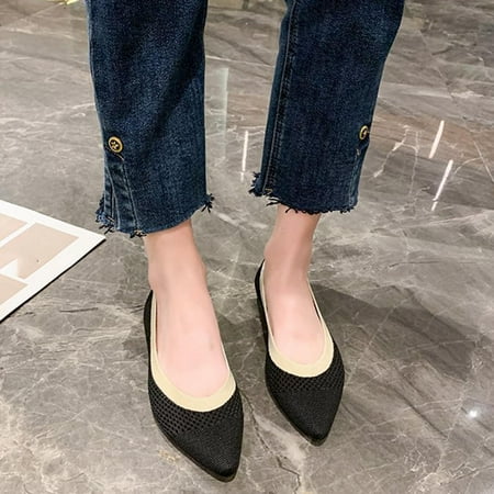 Walking Shoes Women Comfort Tawop Black Comfort Shoes Flats Pointy Toe Pull-On Ladies Mesh Shoes 39(Us:7)
Walking Shoes Women Comfort Tawop Black Comfort Shoes Flats Pointy Toe Pull-On Ladies Mesh Shoes 39(Us:7)