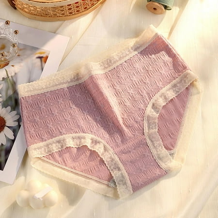 Briefs For Women Knickers Women Sexy Lace Panties Mid Waist Seamless Breathable Comfortable Cotton Crotch Briefs D L 3pcs
Briefs For Women Knickers Women Sexy Lace Panties Mid Waist Seamless Breathable Comfortable Cotton Crotch Briefs D L 3pcs