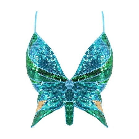 Roliyen Lingerie For Women Sling Sparkly Sequin Crop Top Bandage Bra Belly Dance Vest Tank Costume Outfits Nightgowns For Women
Roliyen Lingerie For Women Sling Sparkly Sequin Crop Top Bandage Bra Belly Dance Vest Tank Costume Outfits Nightgowns For Women