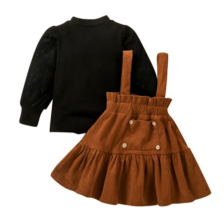 nsendm Shy Girl Clothes Toddler Girls Long Sleeve Solid Tops Suspenders Skirt With Pocket Cute Teen Girls Outfits Brown 3-4 Years
nsendm Shy Girl Clothes Toddler Girls Long Sleeve Solid Tops Suspenders Skirt With Pocket Cute Teen Girls Outfits Brown 3-4 Years