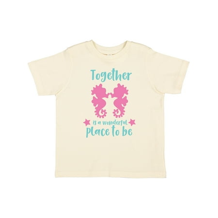 Inktastic Together is a Wonderful Place to Be Seahorses Gift Toddler Boy or Toddler Girl T-Shirt
Inktastic Together is a Wonderful Place to Be Seahorses Gift Toddler Boy or Toddler Girl T-Shirt