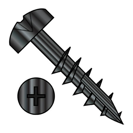 10-9X1 1/4 Phillips Pan Deep Thread Screw Type 17 point 2/3 Thread Black Oxide and Oil (Pack Qty 2 000) BC-1020DPP17B
10-9X1 1/4 Phillips Pan Deep Thread Screw Type 17 point 2/3 Thread Black Oxide and Oil (Pack Qty 2 000) BC-1020DPP17B