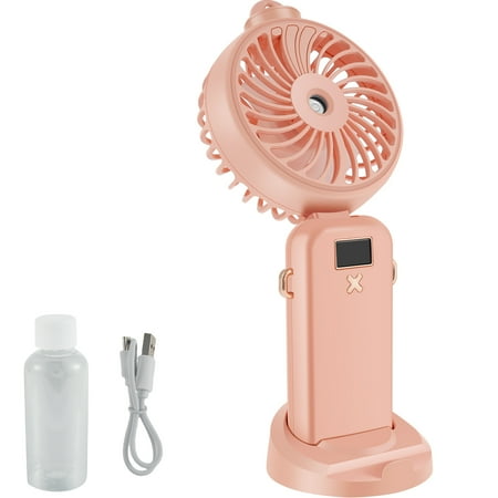 Austok Handheld Mini Fan with Spray Portable USB Rechargeable Pocket Fan with 5-Speed Modes and LCD Display Foldable Desk Fans Personal Cooling Fan with Base and Lanyard For Home Office Travel
Austok Handheld Mini Fan with Spray Portable USB Rechargeable Pocket Fan with 5-Speed Modes and LCD Display Foldable Desk Fans Personal Cooling Fan with Base and Lanyard For Home Office Travel