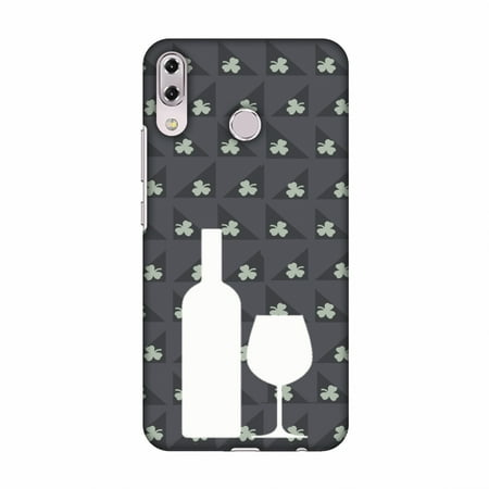 Asus Zenfone 5Z Case, Premium Slim Fit Handcrafted Printed Designer Hard Snap On Shell Case Back Cover for Asus Zenfone 5Z ZS620KL - Burnt Grey