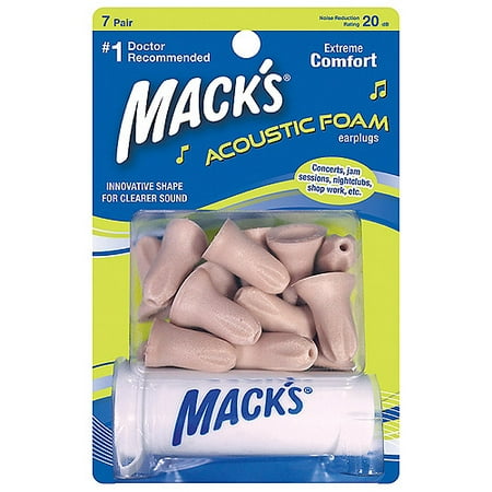 Mack s Acoustic Foam Ear Plugs Pack