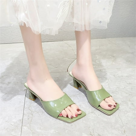 Ykohkofe Fashion Summer Women Sandals Medium Heel Thick Heel Open Toe Solid Color Casual Slip On
Ykohkofe Fashion Summer Women Sandals Medium Heel Thick Heel Open Toe Solid Color Casual Slip On