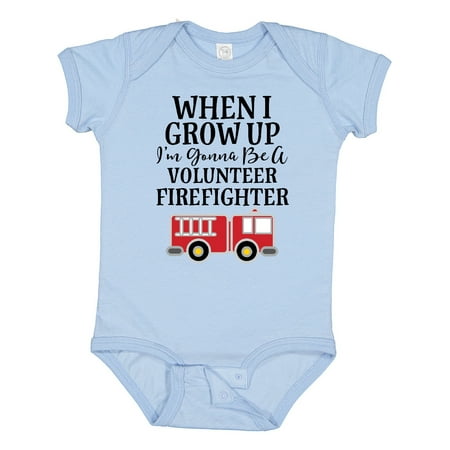 Inktastic Firefighter Volunteer Fireman Gift Baby Boy Bodysuit