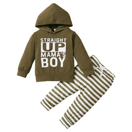 KIMI BEAR Newborn Boys Outfits 3 Months Newborn Boy Fall Clothing Set Casual Letter Print Hooded Long Sleeve Hoodie Stripe Pants 2PCs Set 3-6 Months Army Green
KIMI BEAR Newborn Boys Outfits 3 Months Newborn Boy Fall Clothing Set Casual Letter Print Hooded Long Sleeve Hoodie Stripe Pants 2PCs Set 3-6 Months Army Green