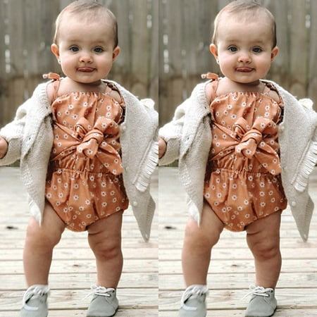 THE WILD Summer Cute Baby Girl Sleeveless Sling Floral Bow One-piece Romper Romper
THE WILD Summer Cute Baby Girl Sleeveless Sling Floral Bow One-piece Romper Romper