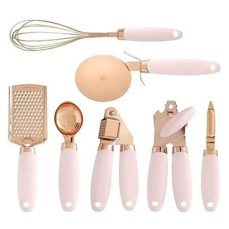 AIEOTT Home Clearance Multicolor Handle 7 Piece Kitchen Gadgets Set Copper Plated Stainless Steel Cutlery
AIEOTT Home Clearance Multicolor Handle 7 Piece Kitchen Gadgets Set Copper Plated Stainless Steel Cutlery