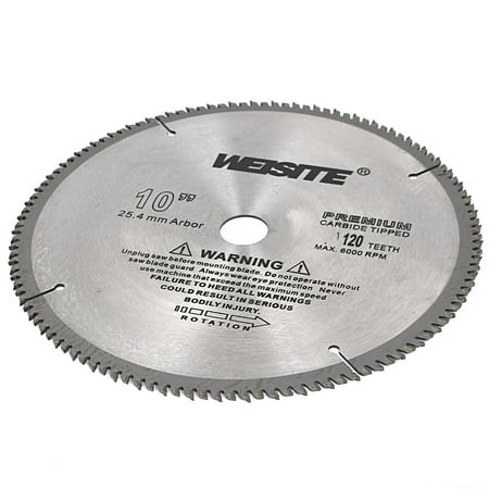 10-inch Dia 120T Teeth Metal Circular Saw Blade Wood Cutting Rotary Tool