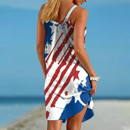 4Th Of July Shirts Womens Summer Tops Women Summer Beach Spring Striped Print Cute Dress Swing Cover Up Sundress Sleeveless Casual Boho Dress
4Th Of July Shirts Womens Summer Tops Women Summer Beach Spring Striped Print Cute Dress Swing Cover Up Sundress Sleeveless Casual Boho Dress