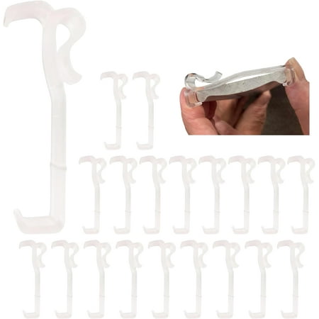 Inch Clear Valance Clips for Top Blind Brands & Window Shades 20-Pack - Sturdy Plastic Brackets Ideal for Wood Faux Wood & Metal Treatments in Home & Office Settings
Inch Clear Valance Clips for Top Blind Brands & Window Shades 20-Pack - Sturdy Plastic Brackets Ideal for Wood Faux Wood & Metal Treatments in Home & Office Settings