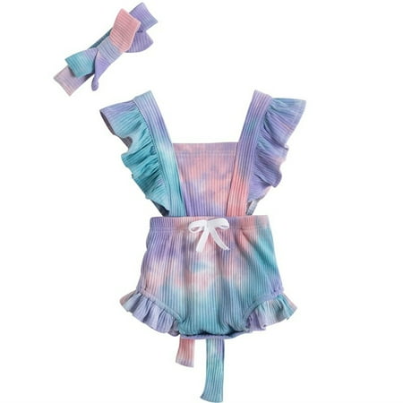 ZRBYWB Boys Girls Romper Headband Printed Backless Bodysuit Ruffles Sleeveless Ribbed For Summer For Kids 3 Colors Romper
ZRBYWB Boys Girls Romper Headband Printed Backless Bodysuit Ruffles Sleeveless Ribbed For Summer For Kids 3 Colors Romper