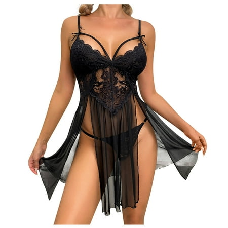 XHJUN Women Sheer Lingerie Set Lace Sexy Underwear Babydoll Teddy One Piece Chemise With V Neck Bodysuit Sets
XHJUN Women Sheer Lingerie Set Lace Sexy Underwear Babydoll Teddy One Piece Chemise With V Neck Bodysuit Sets