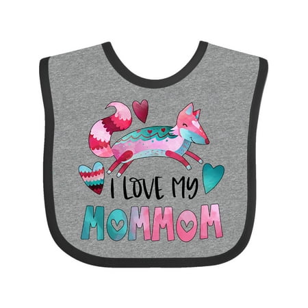 Inktastic I Love My MomMom Pink and Blue Fox with Hearts Gift Baby Boy or Baby Girl Bib
Inktastic I Love My MomMom Pink and Blue Fox with Hearts Gift Baby Boy or Baby Girl Bib