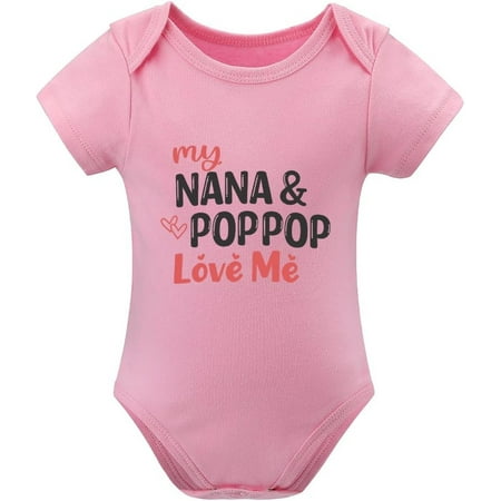 My Nana And Poppop Love Me Newborn Baby Clothes Boy Short Sleeve Plain Baby Romper White Newborn Onsies0-3 Months
My Nana And Poppop Love Me Newborn Baby Clothes Boy Short Sleeve Plain Baby Romper White Newborn Onsies0-3 Months