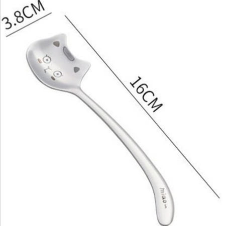 Food Grade Stainless Steel Coffee Spoon Non-slip Handle Dessert Stirring Spoon Cute Long Tail Cat Teaspoon Kitchen Tableware
Food Grade Stainless Steel Coffee Spoon Non-slip Handle Dessert Stirring Spoon Cute Long Tail Cat Teaspoon Kitchen Tableware