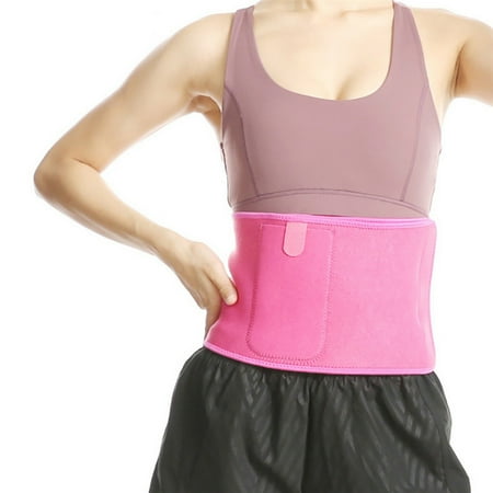 Grofry Adjustable Fitness Slimming Waist Belly Sweat Belt Body Shaper Waistband Trainer Pink L
Grofry Adjustable Fitness Slimming Waist Belly Sweat Belt Body Shaper Waistband Trainer Pink L