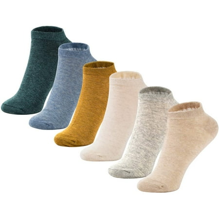 MAGIARTE Womens Ankle Socks Soft Pure Cotton Low Cut Athletic Casual Mutil Color No Show Socks for Women 6-Pack (color#00)
MAGIARTE Womens Ankle Socks Soft Pure Cotton Low Cut Athletic Casual Mutil Color No Show Socks for Women 6-Pack (color#00)