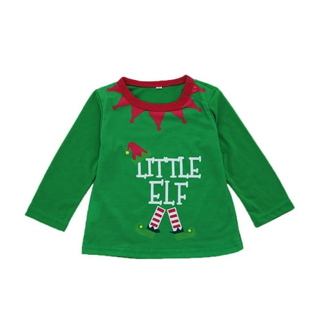 KBKYBUYZ Parent-Child Warm Christmas Set Printed Home Wear Pajamas Baby
