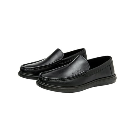 Rotosw Men Flats Classic Loafers Comfort Dress Shoe Non-Slip Slip On Driving Shoes Walking Lightweight Moccasins Dark Black 9
Rotosw Men Flats Classic Loafers Comfort Dress Shoe Non-Slip Slip On Driving Shoes Walking Lightweight Moccasins Dark Black 9