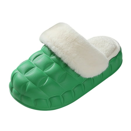 LIANGP Ladies Slippers Couple Women Winter Indoor Home Detachable Interior In Various Colors Thick Bottom Waterproof Non Slip Cotton Slippers Women s Shoes Green Size 7.5
LIANGP Ladies Slippers Couple Women Winter Indoor Home Detachable Interior In Various Colors Thick Bottom Waterproof Non Slip Cotton Slippers Women s Shoes Green Size 7.5