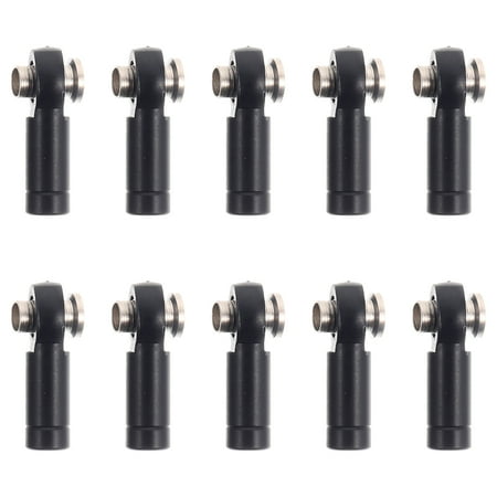 10pcs Practical Tie Rod Ball Head Link Tie Rod End Metal Ball Joint Heads
