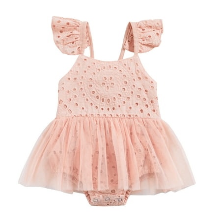 Bagilaanoe Newborn Baby Girl Rompers Dress Flying Sleeve Bodysuit 3M 6M 12M 18M Infant Summer Mesh One Piece Jumpsuit
Bagilaanoe Newborn Baby Girl Rompers Dress Flying Sleeve Bodysuit 3M 6M 12M 18M Infant Summer Mesh One Piece Jumpsuit