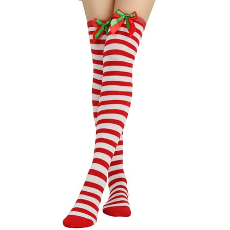 Socks For Women And Men VSONTOR Women Christmas Long Tube Knee Socks Striped Garter Cute Accessories Christmas Party Watermelon Red One Size W1963
Socks For Women And Men VSONTOR Women Christmas Long Tube Knee Socks Striped Garter Cute Accessories Christmas Party Watermelon Red One Size W1963