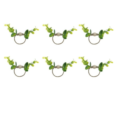 6Pcs Handmade Napkin Rings Exquisite Dinning Table Setting Rustic Dinner Tables Setting Decoration for Holiday Dinner
6Pcs Handmade Napkin Rings Exquisite Dinning Table Setting Rustic Dinner Tables Setting Decoration for Holiday Dinner